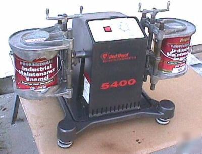 Red devil 5 gal with 1 gal paint mixer shakers