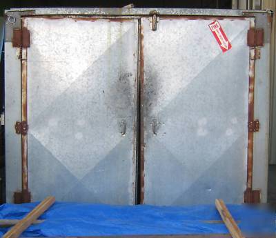 Oven walk - in industrial power coating 104 x 124 x 90 