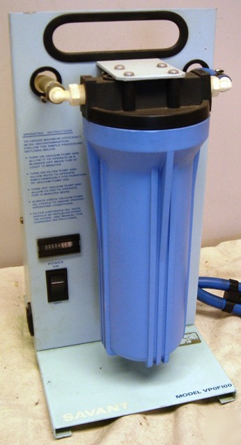 Savant VPOF100 oil filtration/decontamination unit/pump