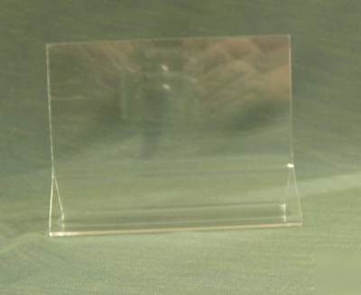 10 pack, clear menu, business card holder, 5.5