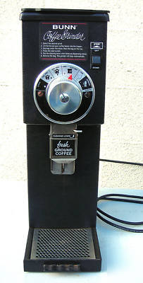 Bunn gourmet coffee grinder (model G1 hd, black)