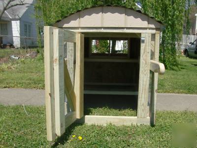 Chicken coop with run--3' x 6'-- portable tractor style