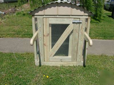 Chicken coop with run--3' x 6'-- portable tractor style