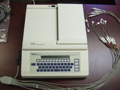 Mortara eli 200 interpretive portable ekg ecg machine