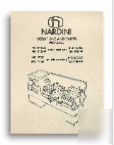 Nardini lathe ms-1400S/e 1600S/e 175S 205AS/e manual