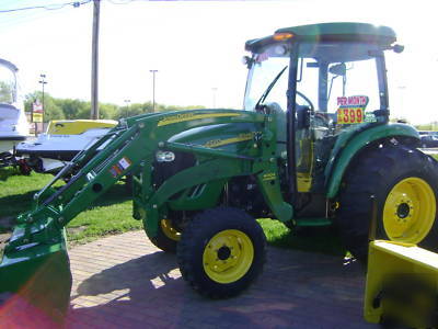 New john deere 4720 w/cab, auto hst dual scv - brand 