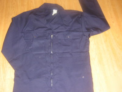 New men workwear stud pocket zipper jacket size s/m 38