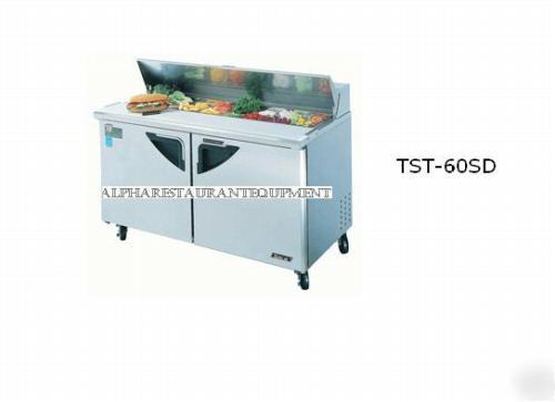 New turbo air sandwich salad unit tst-60SDâ€“ - free ship