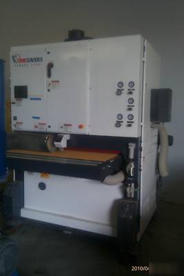 2006 timesavers widebelt sander with segmented platen