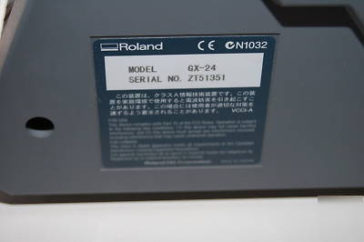 Gently used roland vinyl plotter gx-24 camm-1 cutter