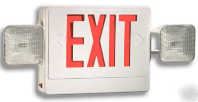 New led combo exit sign - brand fixture - simkar