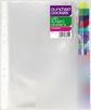 10 x A4 punched pockets & colour subject divider tabs