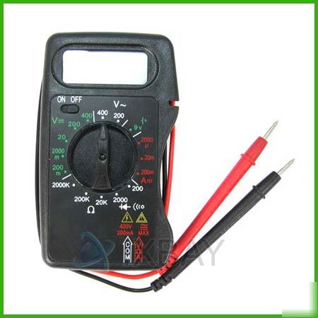 Lcd digital multimeter ac dc ohm voltmeter tester tools