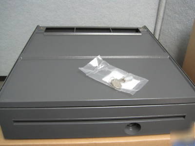  ibm pos cash drawer w/ till insert tray and lock