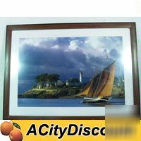 Commercial home office sail boat decor frame picture