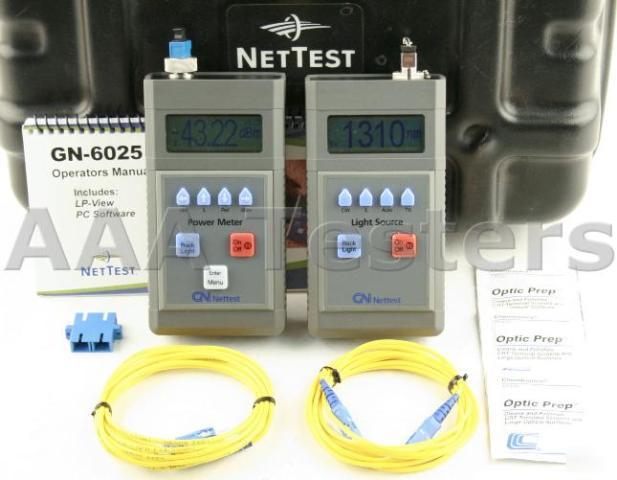 Gn nettest gn-6025 sm fiber optical loss test set 6025