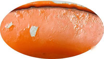 Orange aluminum bullard hard boiled hard hat 502