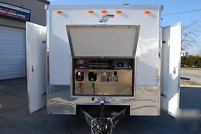 Pressure washer trailer, water recovery, recycling