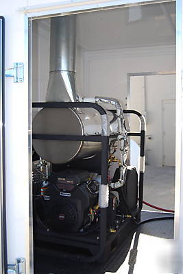 Pressure washer trailer, water recovery, recycling