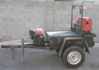 Rothenberger 22A pipe threader w honda EH5000 generator