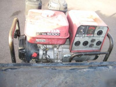 Rothenberger 22A pipe threader w honda EH5000 generator