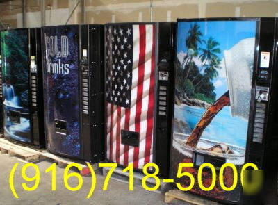 Refurbished multipriced soda vending machine 