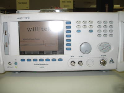 Willtek 4403 mobile phone tester, includes OPTS1