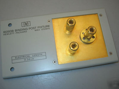 Agilent hp 16093B binding post test fixture 4191A