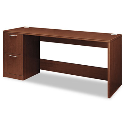 Attune series right pedestal credenza file/file, cherry