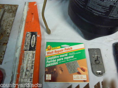29 piece lot masonry+concrete+cement+drywall tools 