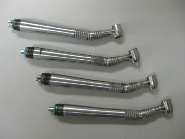 4 midwest quiet-air insight dental handpieces f/o high