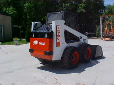 853 bobcat diesel excellent runner--factory cab+heat 