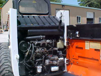 853 bobcat diesel excellent runner--factory cab+heat 