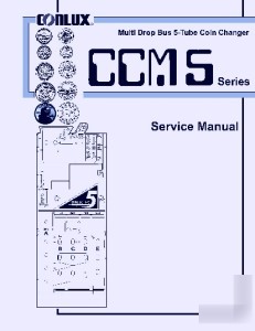 Conlux CCM5, CCM5G 5-tube (34V mdb) coin changer manual