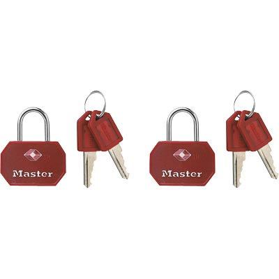 Master lock 2-pack of keyed-alike luggage locks
