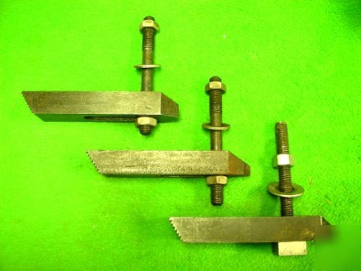 3 milling machine set-up hold-down step clamp 5/8 1-1/2