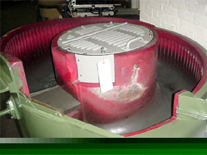 Almco 5 c.f model or-5 vibratory tumbler/finisher