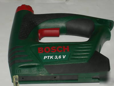 Bosch ptk 3.6V cordless tacker nailer machine only 