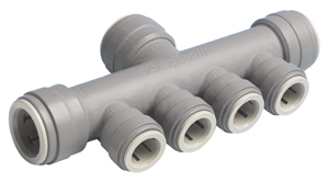 John guest speedfit 4 port rail manifold 22MM x 10MM