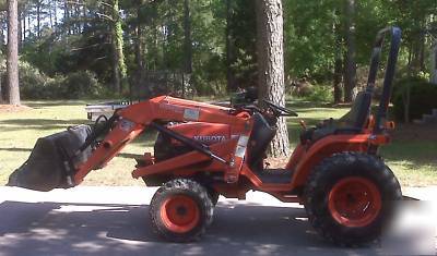 Kubota B7410 tractor loader bushog mower no backhoe
