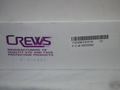 New 12 crews KD219 klondike safety glasses metal frames 