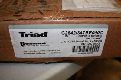 New 16 triad universal ballast C2642/347BE000C - in box