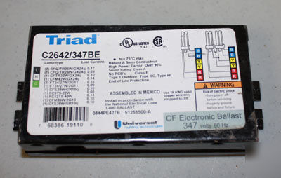 New 16 triad universal ballast C2642/347BE000C - in box