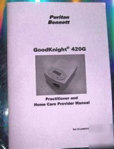 Puritan bennett goodknight 420G set up guide free 