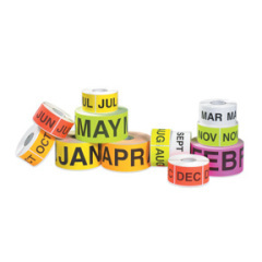 Shoplet select feb months of the year labels 3 x 6 pin