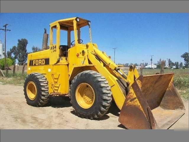 Wheel loader ford A64 rubber tire ford 6 cyl diesel