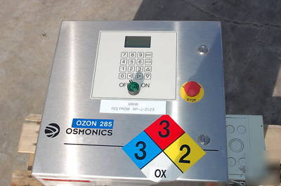 Osmonics ozonator ozone generator 285+atf oxygen module