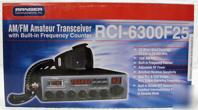 #1 ranger rci-6300F-25 10 mtr am/fm amateur transceiver