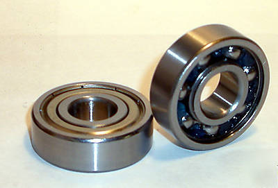 (10) 6200-1Z ball bearings, shield one side, 10X30 mm,z