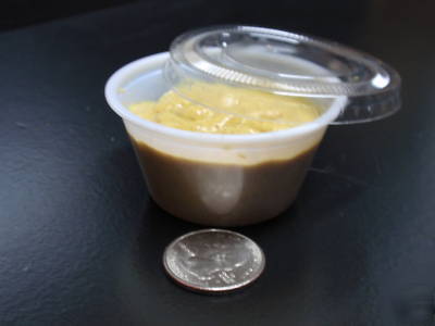 2 oz portion cup w/ lid -tarts / jello shots 100 sets